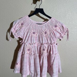 Innika Choo Kids Pink Floral Dress